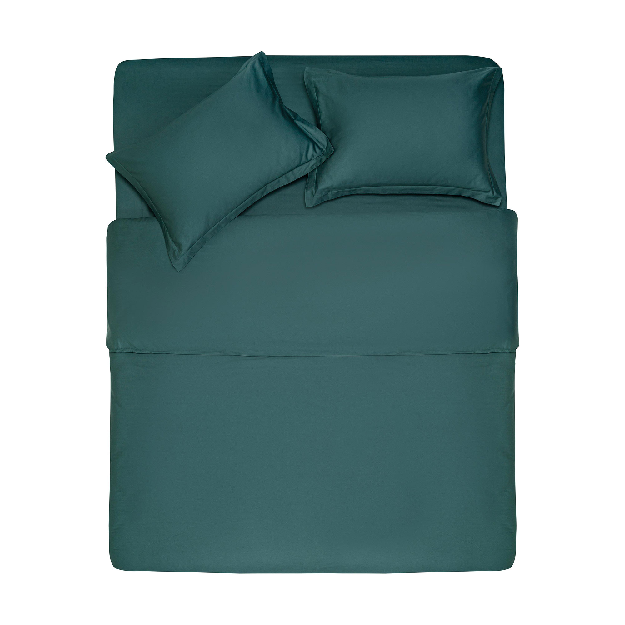 Простирадло на резинці Ardesto Mix &amp; Match Premium бавовна, сатин, зелене, 160*200+30 см (ART1620FSE)